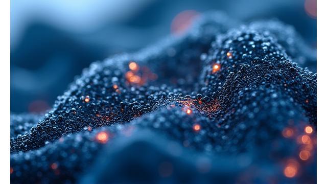 Close-up of a fishing net section with an integrated ice-prevention heating element, illustrating innovative design.