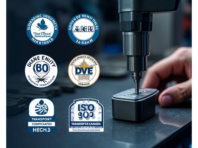 Collage of marine industry certification logos (e.g., ISO 9001, ABS, DNV) alongside a professional inspecting weld quality.